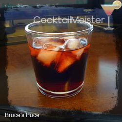 Bruce's Puce cocktail